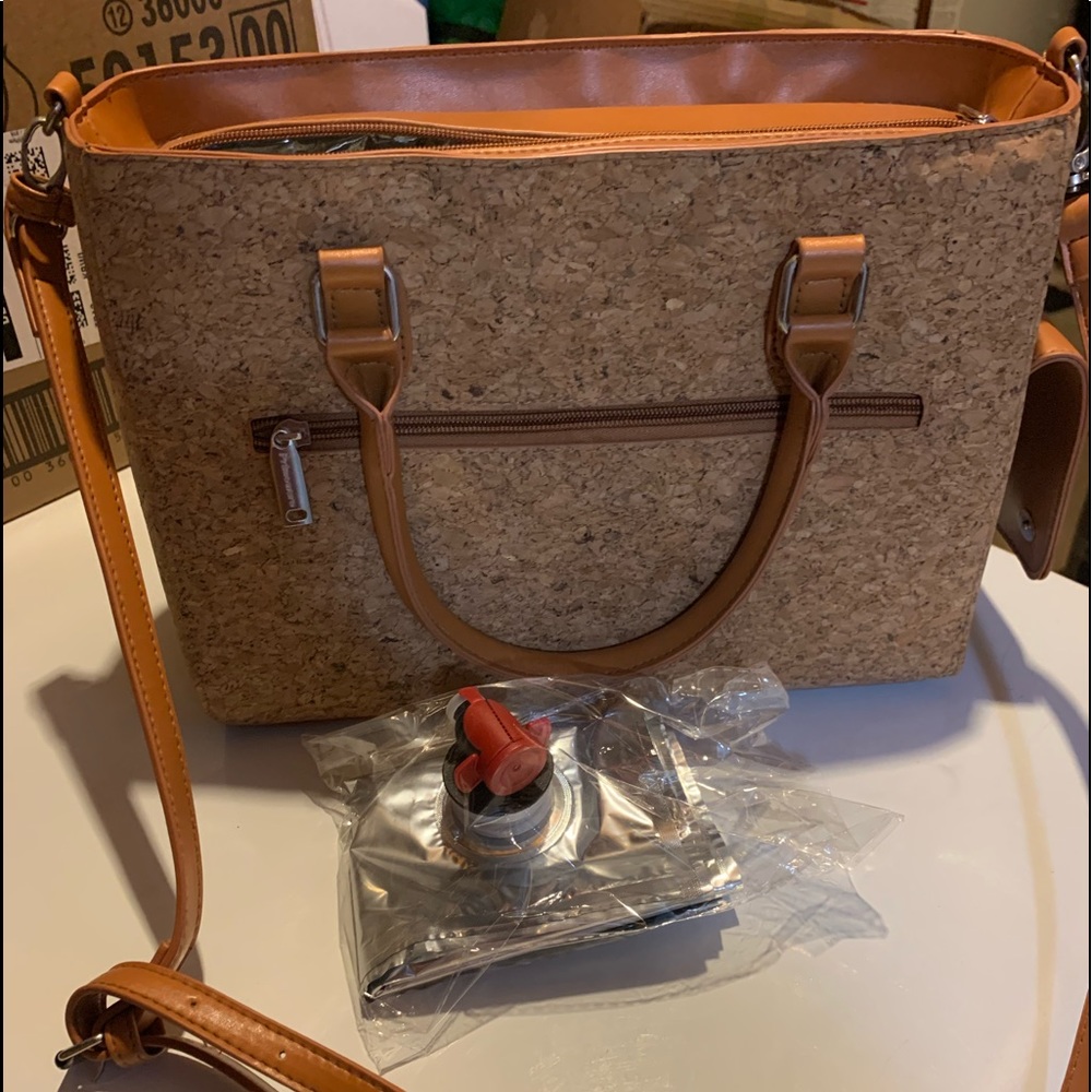 Cork Wine Purse - Holds 3 bottles!